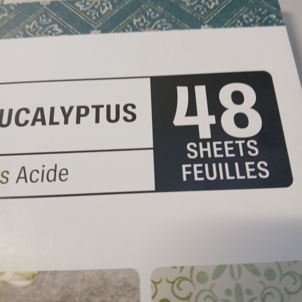 Eucalyptus Weave by Craft Smith 12 X 12 Paper pad~48 pages NEW - Picture 4 of 10
